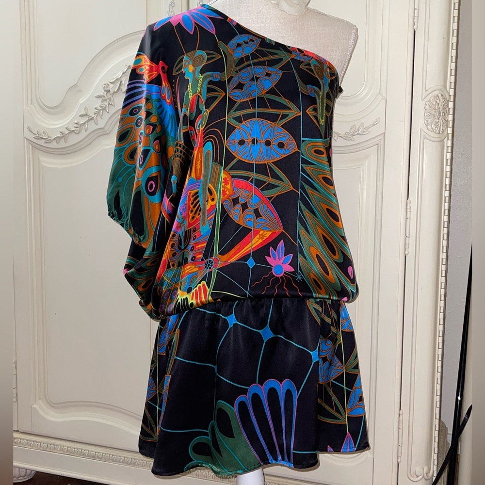 Revolve Voom by Joy Han XS one shoulder dress